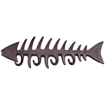 Outdoor Furniture Iron - Gietijzeren Visgraat Molding Haak Muur Haak