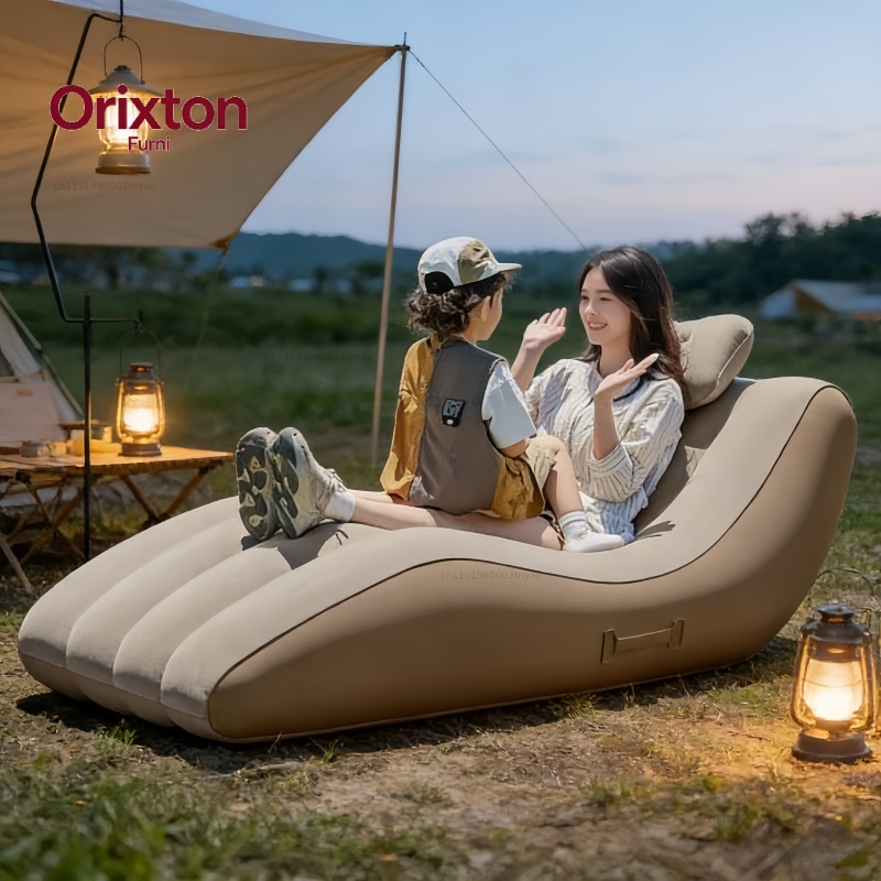 Outdoor Furniture Lounge - Draagbare, zelfopblaasbare loungestoel voor buiten -