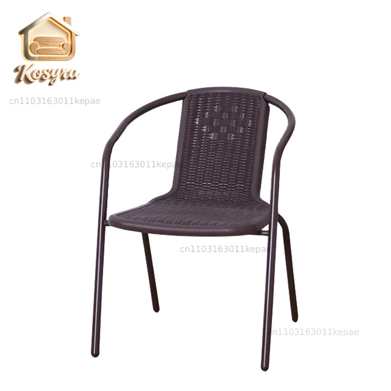 Outdoor Furniture Iron - Waterdichte kunststof stoel voor buiten, imitatie