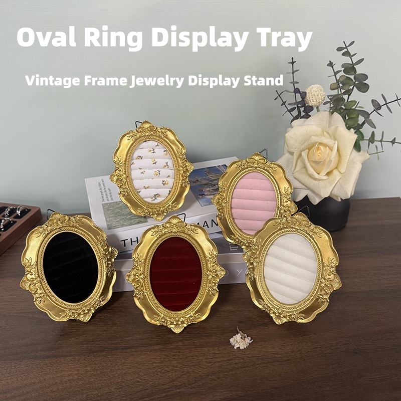 Outdoor Furniture Vintage - Vintage Frame Sieraden Display Tray Fluwelen