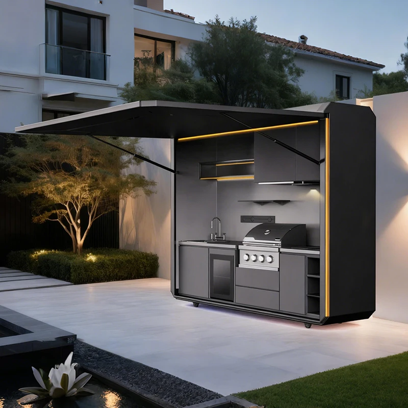 Outdoor Furniture Kitchener - Mobiele moderne keuken eilandhuisje met kraan