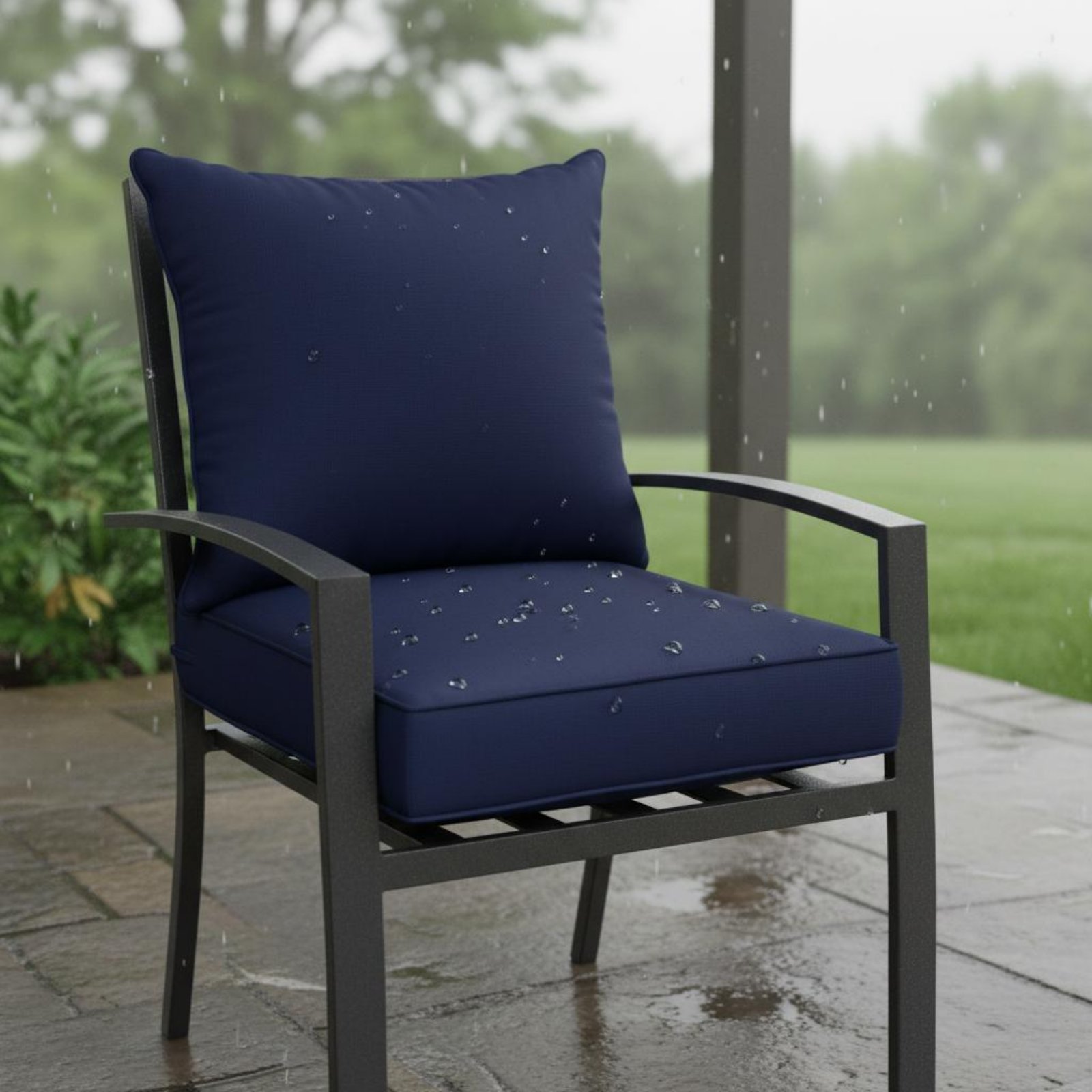 Outdoor Furniture Modern - Afneembare hoes voor terrasstoelkussen Set terrasstoelkussens