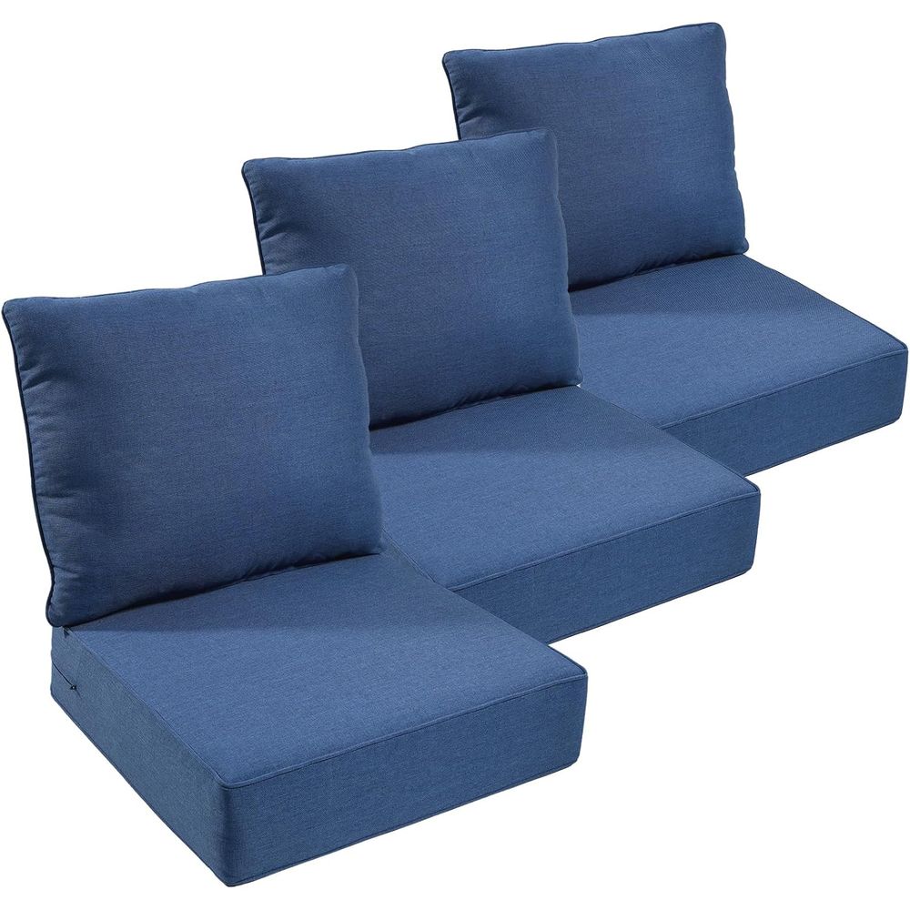 Outdoor Furniture Replacement Fabric - Buitenmeubelkussens, 6 inch dikke zitkussens, waterdicht