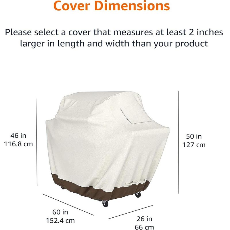 Outdoor Gas BBQ Hood 210D Grot - Outdoor Furniture Replacement Fabric recensie en prijs