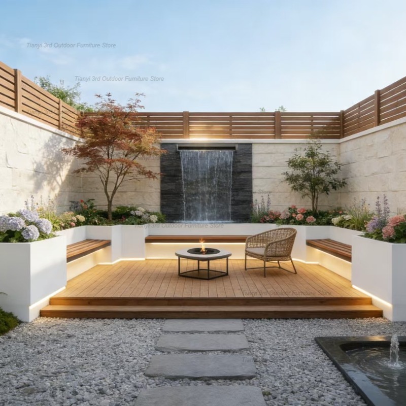 Nordic Courtyard Iron Art Plan - Outdoor Furniture Iron recensie en prijs