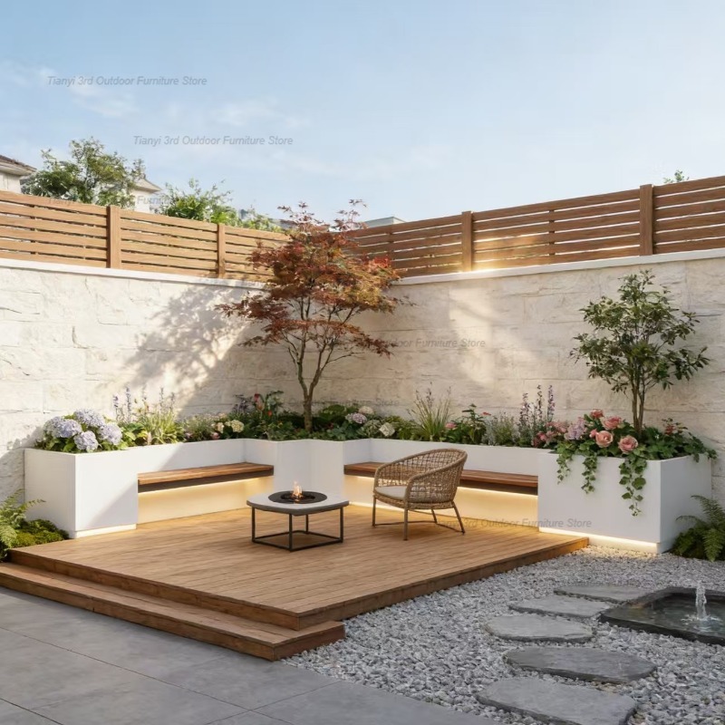 Nordic Courtyard Iron Art Plan - Outdoor Furniture Iron recensie en prijs