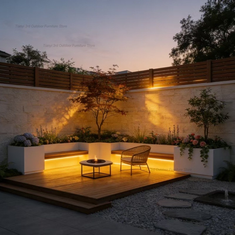 Nordic Courtyard Iron Art Plan - Outdoor Furniture Iron recensie en prijs
