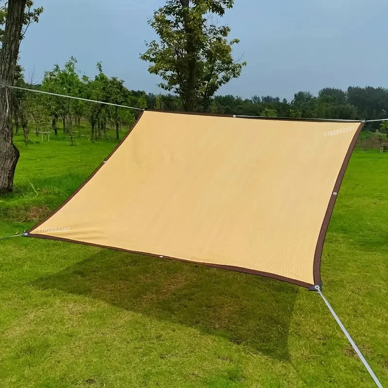 4x5m Beige schaduwnet, UV-besc - Outdoor Furniture Hdpe recensie en prijs