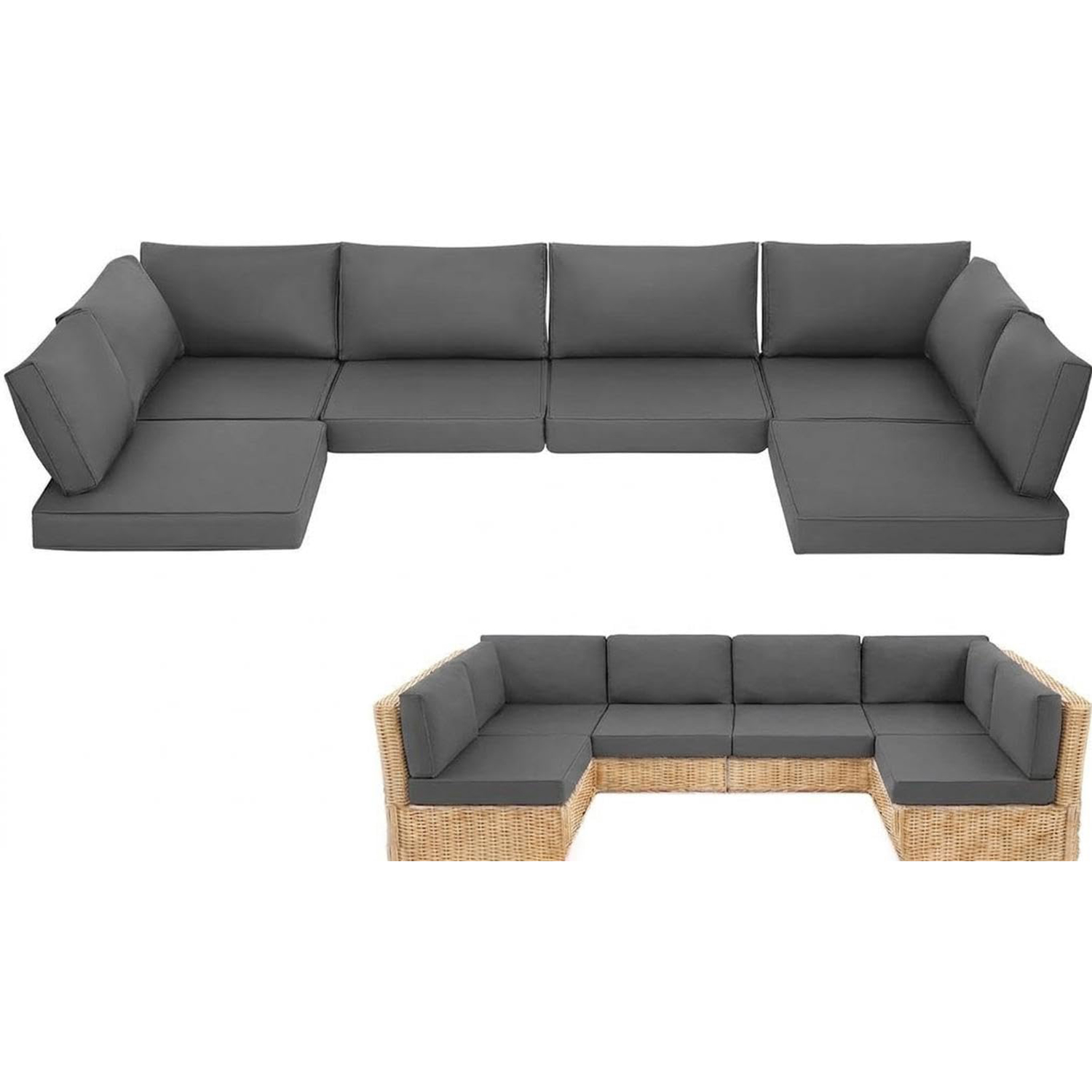 14-delige set buitenkussens vo - Outdoor Furniture Replacement Fabric recensie en prijs