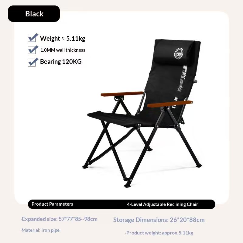 Opvouwbare strandcampingstoel  - Outdoor Furniture Iron recensie en prijs