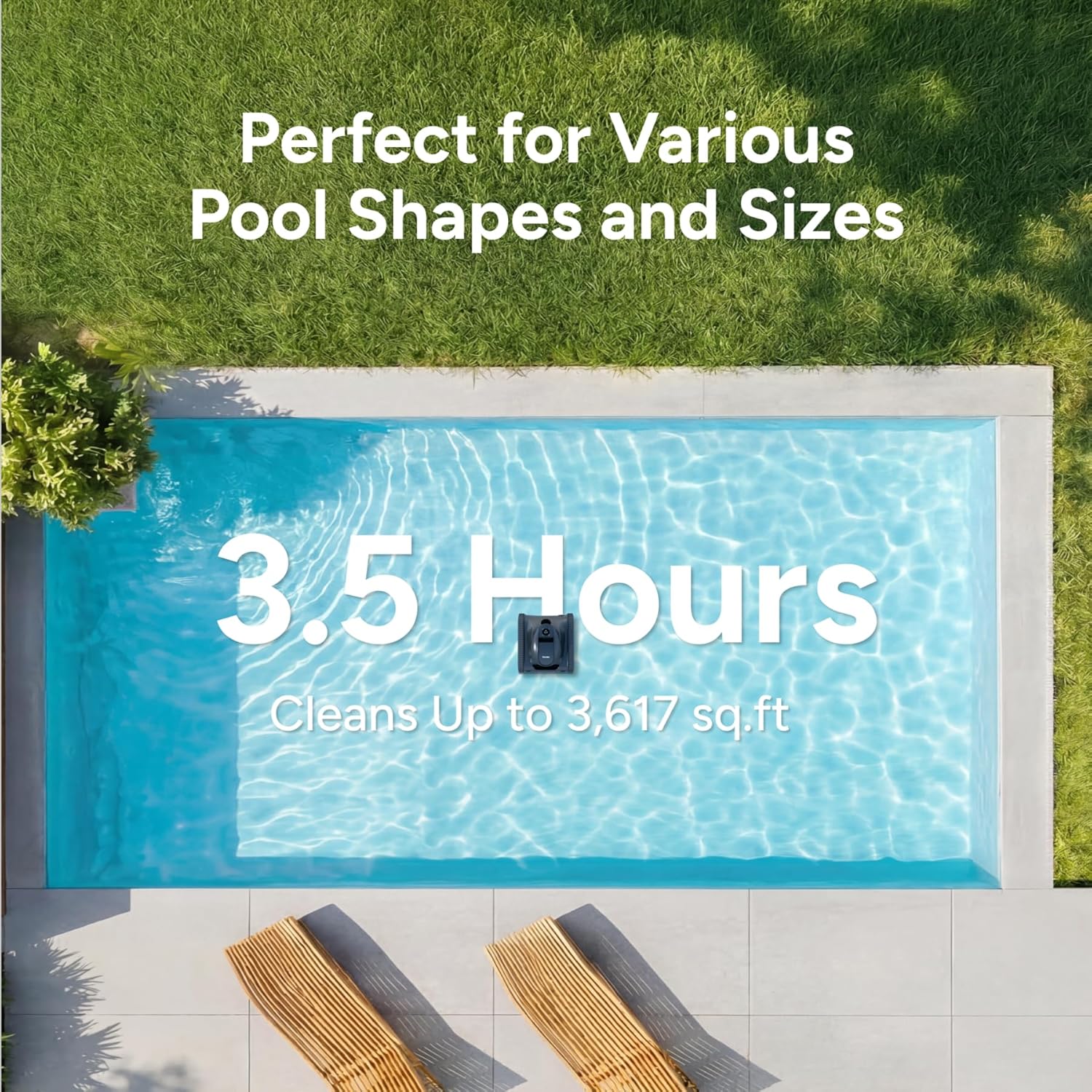 Robotische zwembadreiniger KN- - Outdoor Furniture Modern recensie en prijs