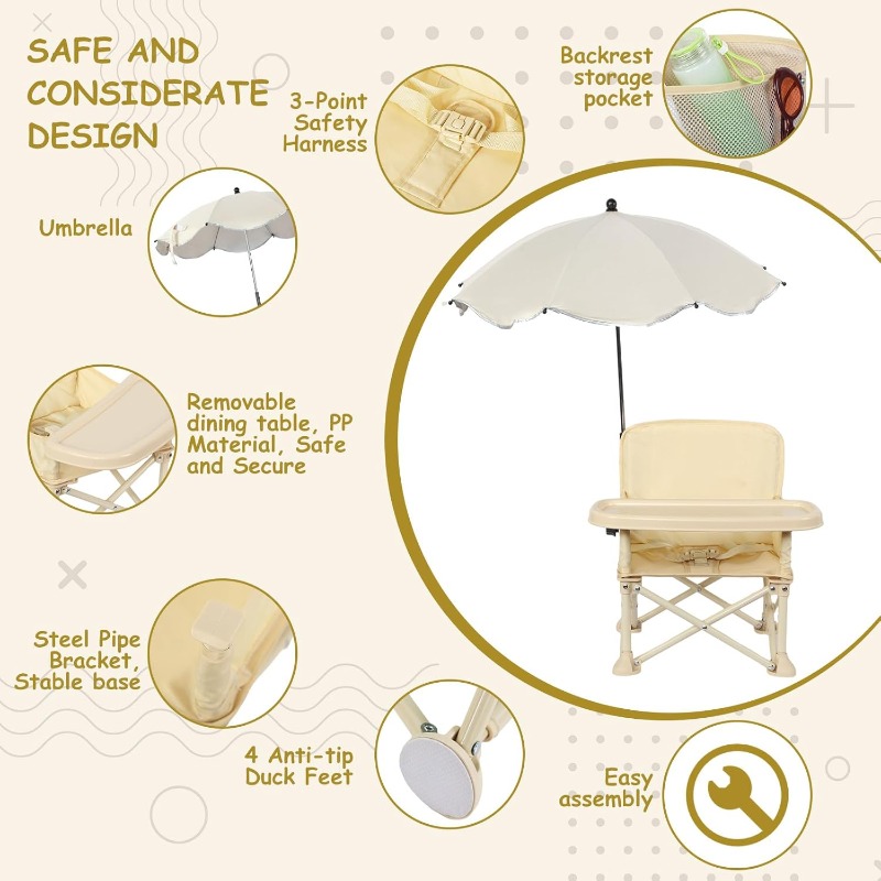 Baby strandstoel voor buiten m - Folding Picnic Table recensie en prijs