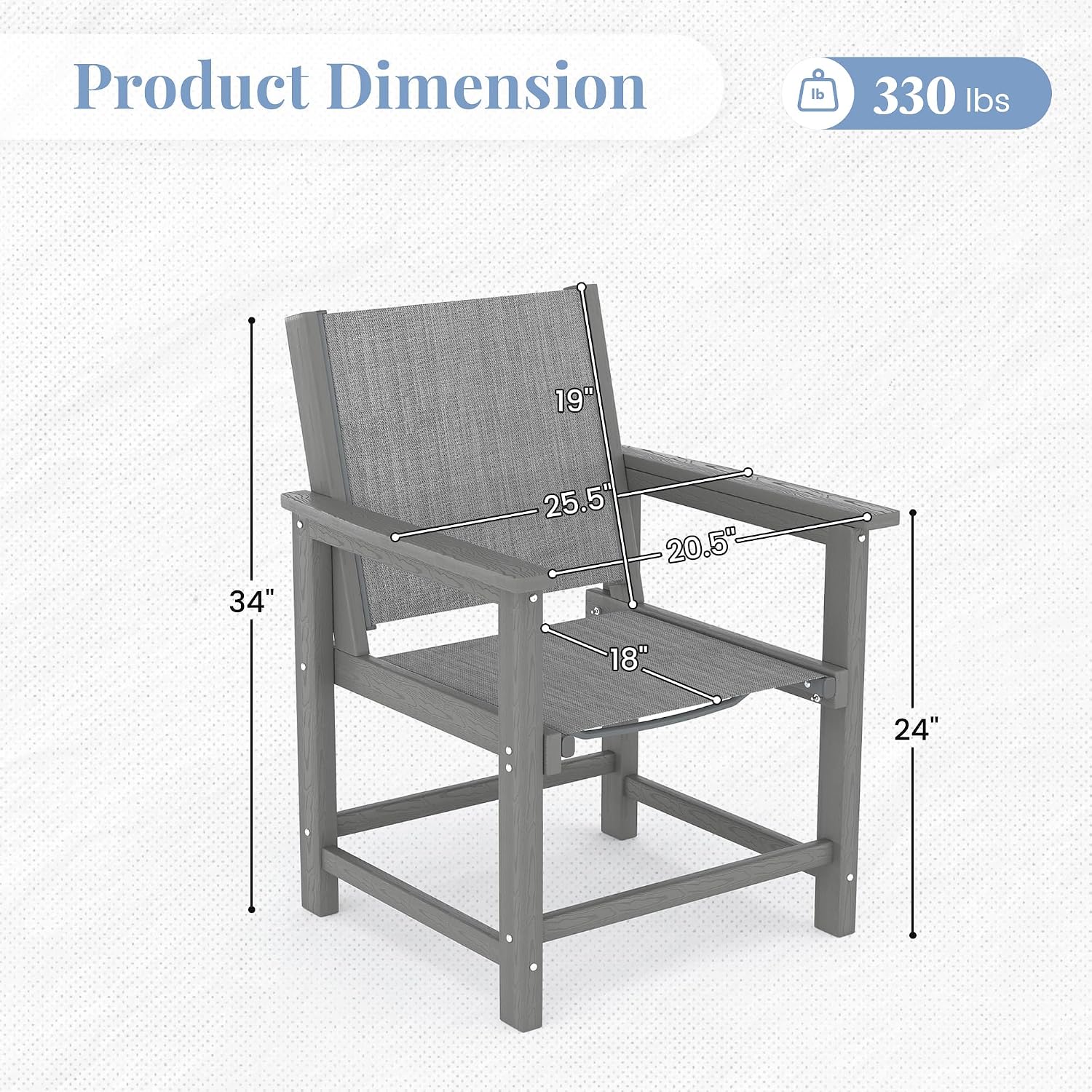 HDPE Buiten Eettafelstoel 2-Pa - Outdoor Furniture Hdpe recensie en prijs