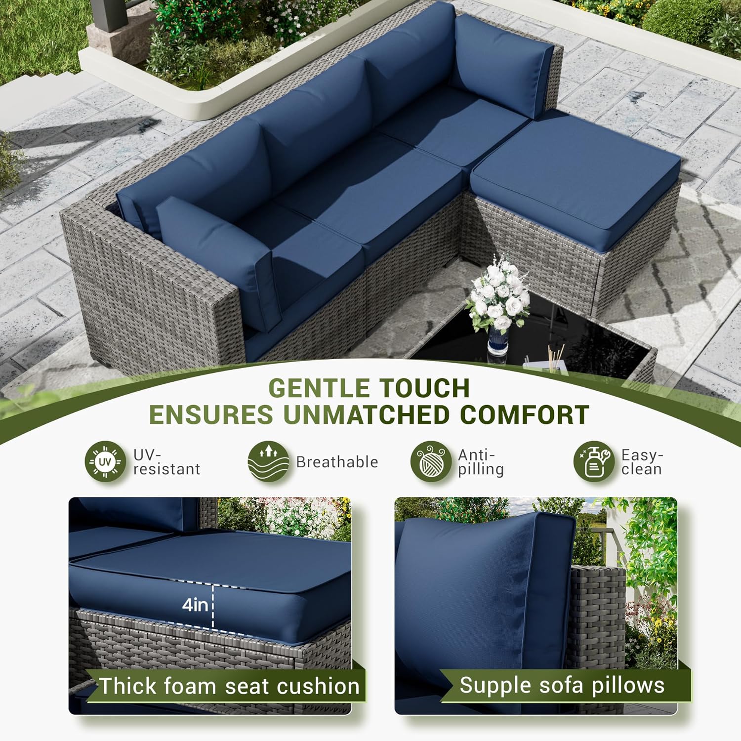 Vervangende kussens voor secti - Outdoor Furniture Replacement Fabric recensie en prijs