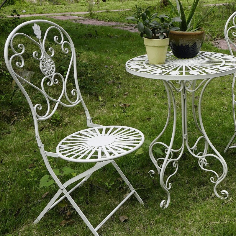 Franse vintage ijzeren tafel e - Outdoor Furniture Iron recensie en prijs