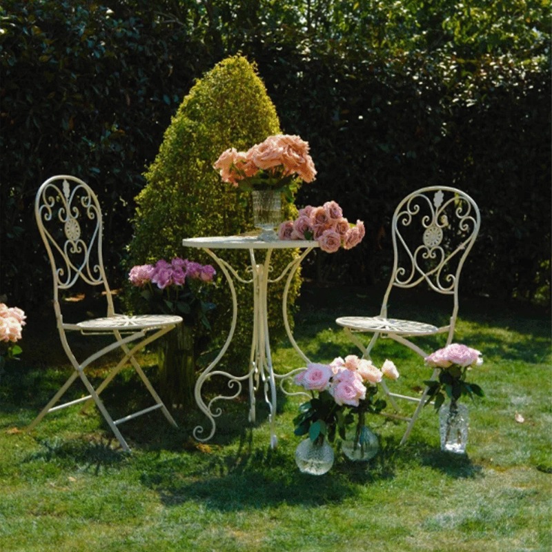 Franse vintage ijzeren tafel e - Outdoor Furniture Iron recensie en prijs