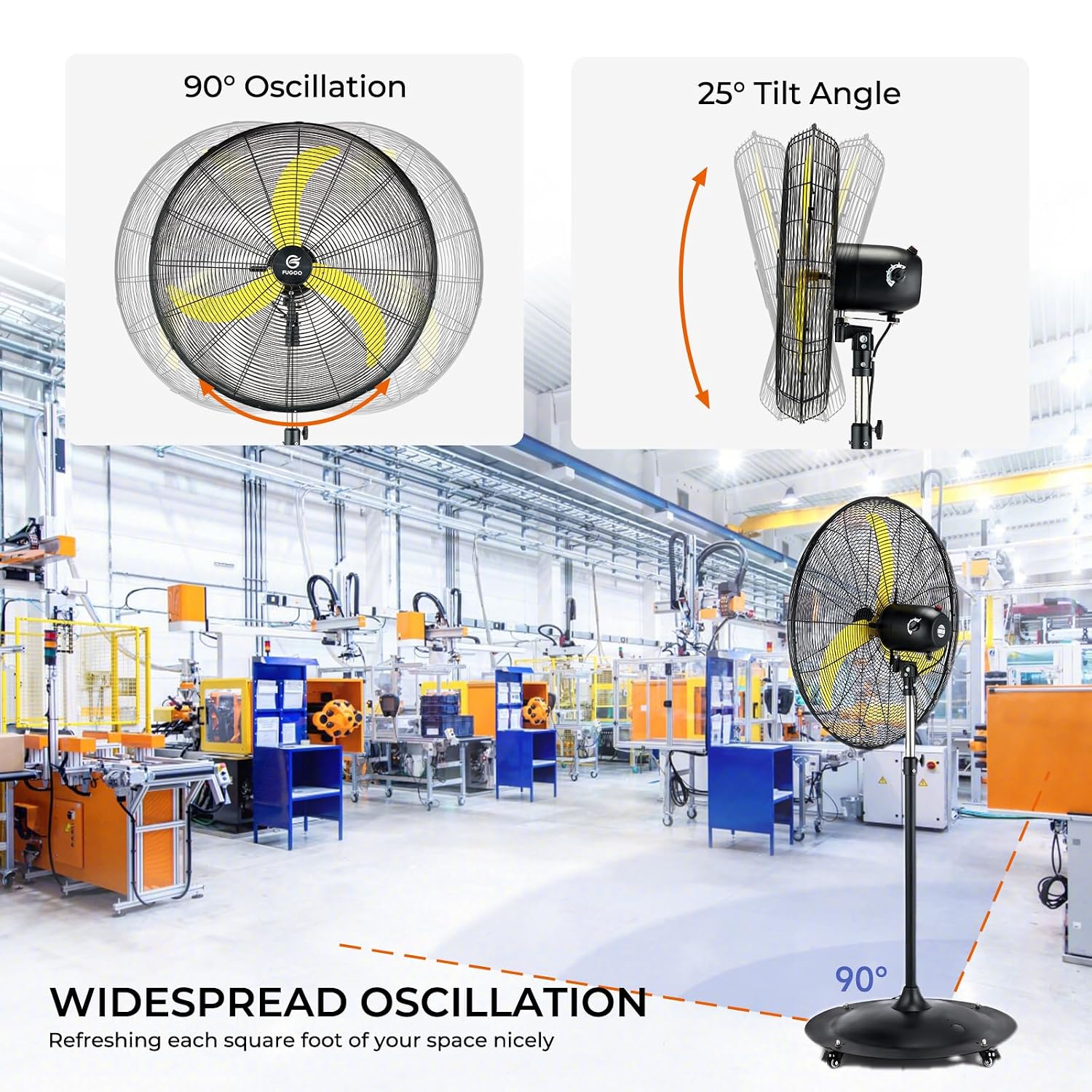 24'' Buitenventilator met osci - Outdoor Furniture Modern recensie en prijs